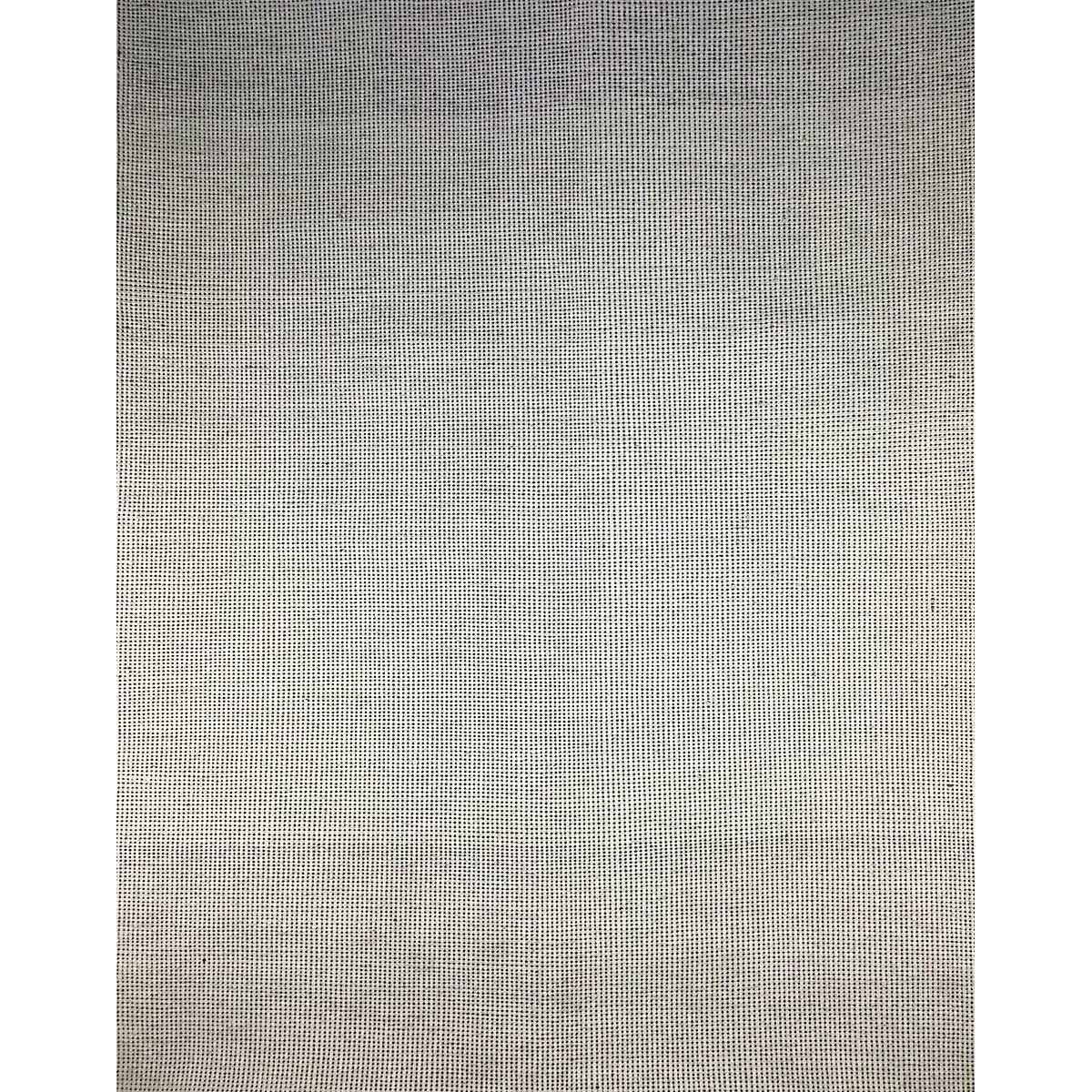 Hand Woven Wool Rug Lines Pattern Flat Weave Ivory Color (Design FL-025) in London