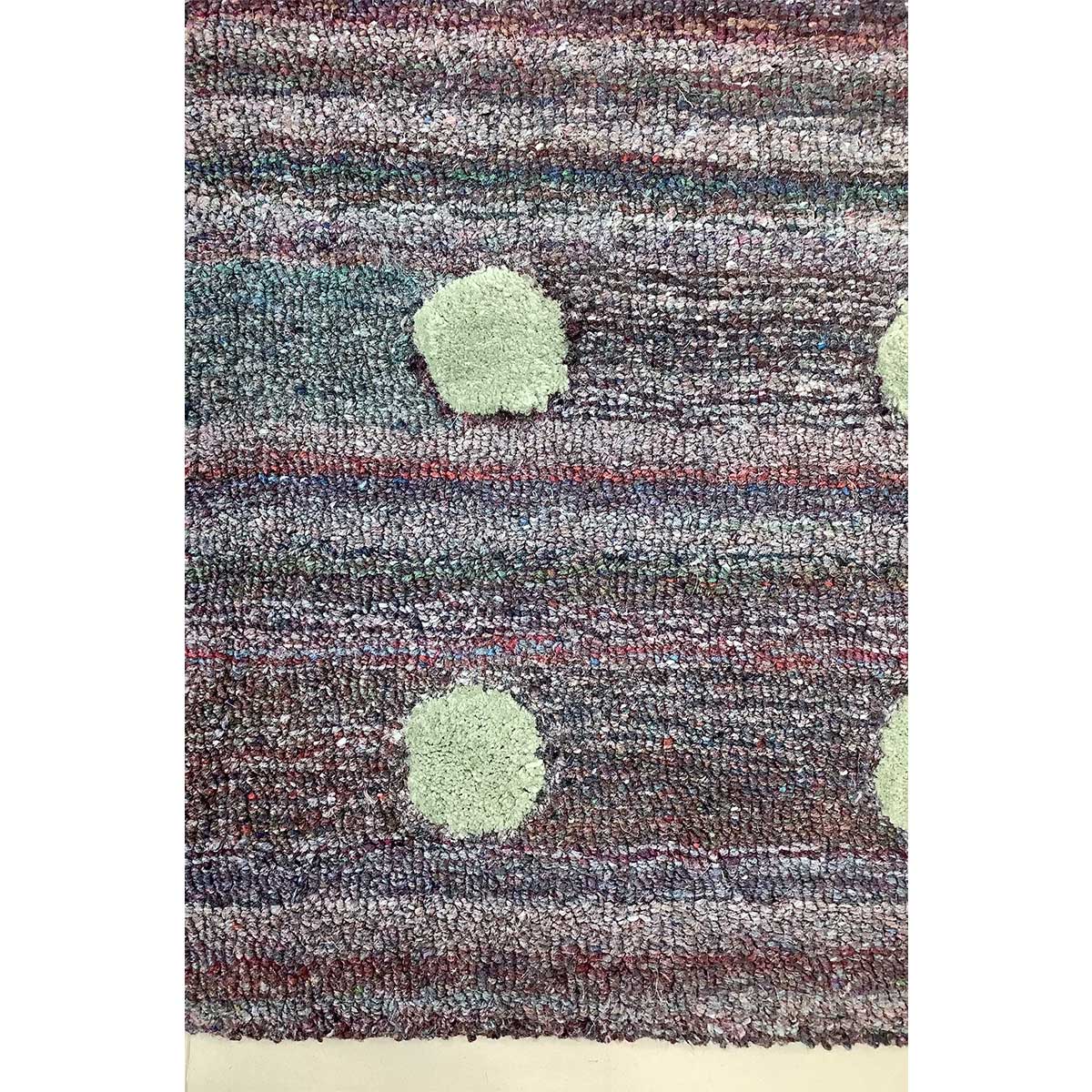 Premium Hand-Tufted Viscose Rug in Multicolor with Loop Cut (Design Code HT-026) in Noida