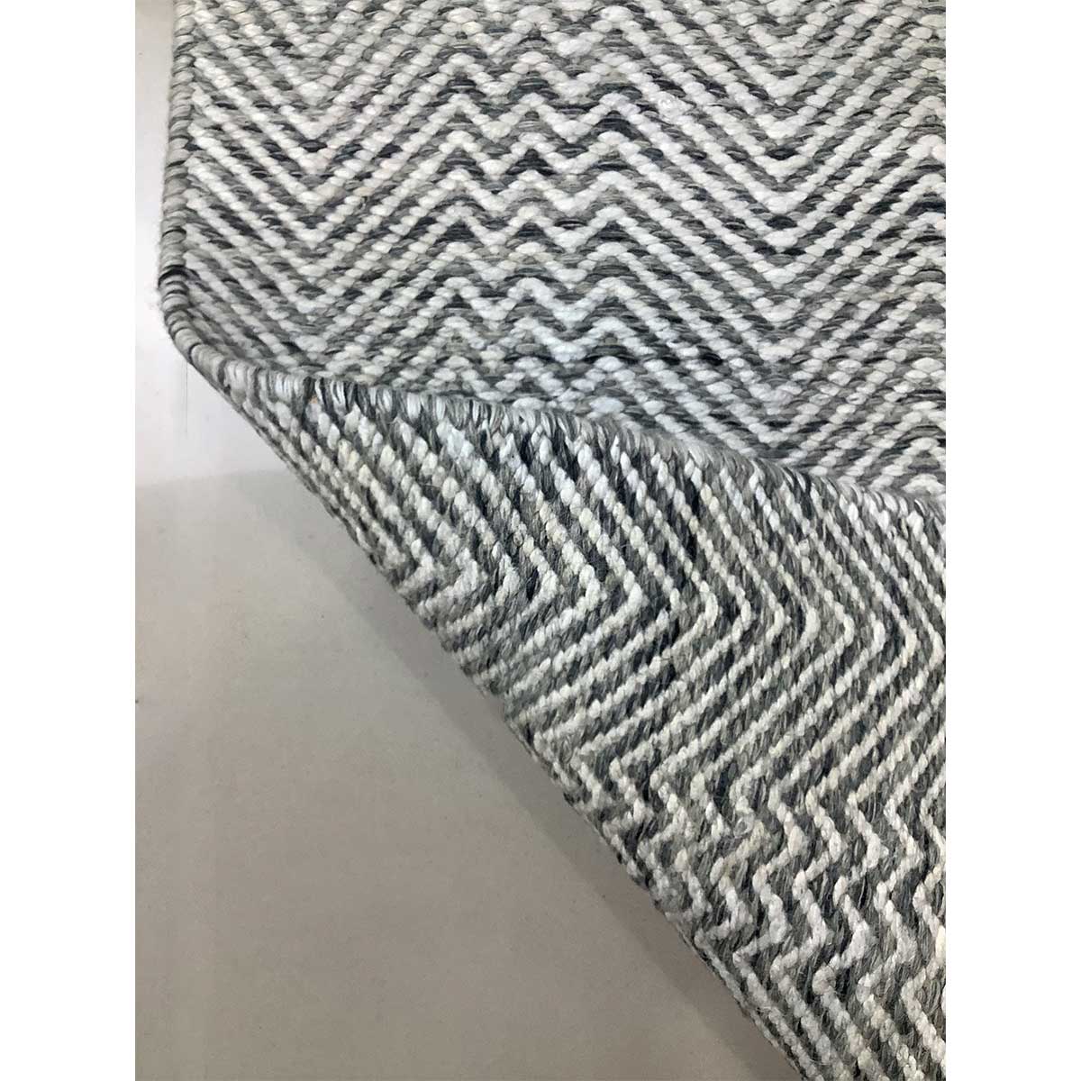 Premium Hand Woven Pet Rug Grey Color Flat Weave Timeless and Durable (Design MD-006) in Birmingham