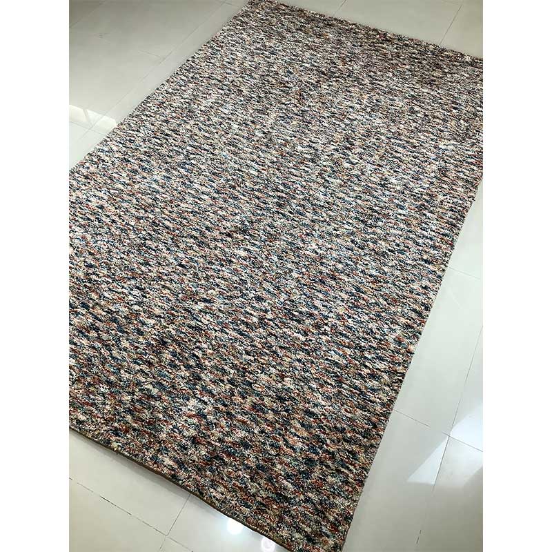 Brown Black Pet Cut Pile Hand Loom Rug 12mm (Design MD-010) in Noida