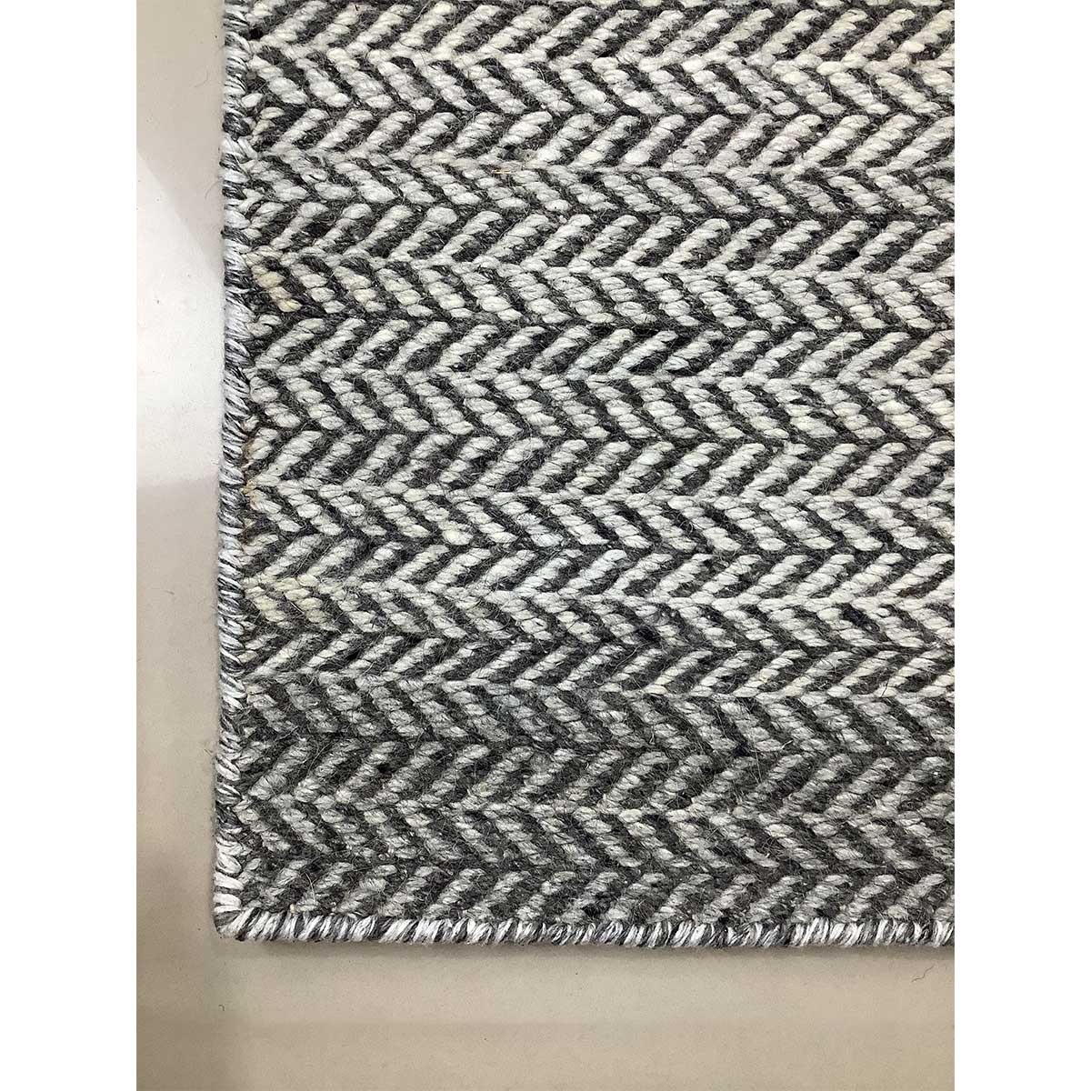 Coal Color Hand Woven Pet Rug Flat Weave Construction Elegant and Durable (Design MD-012) in Birmingham