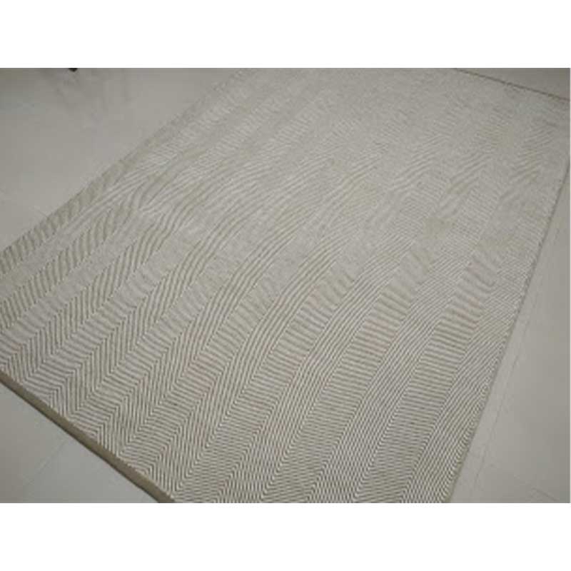 Hand Loom Ivory Beige Pet Rug Cut Pile 12mm Pile Height (Design MD-013) in Noida