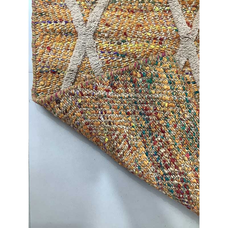 Grey Brown Wool Flat Weave Hand Woven Rug (Design NL-002) in Noida