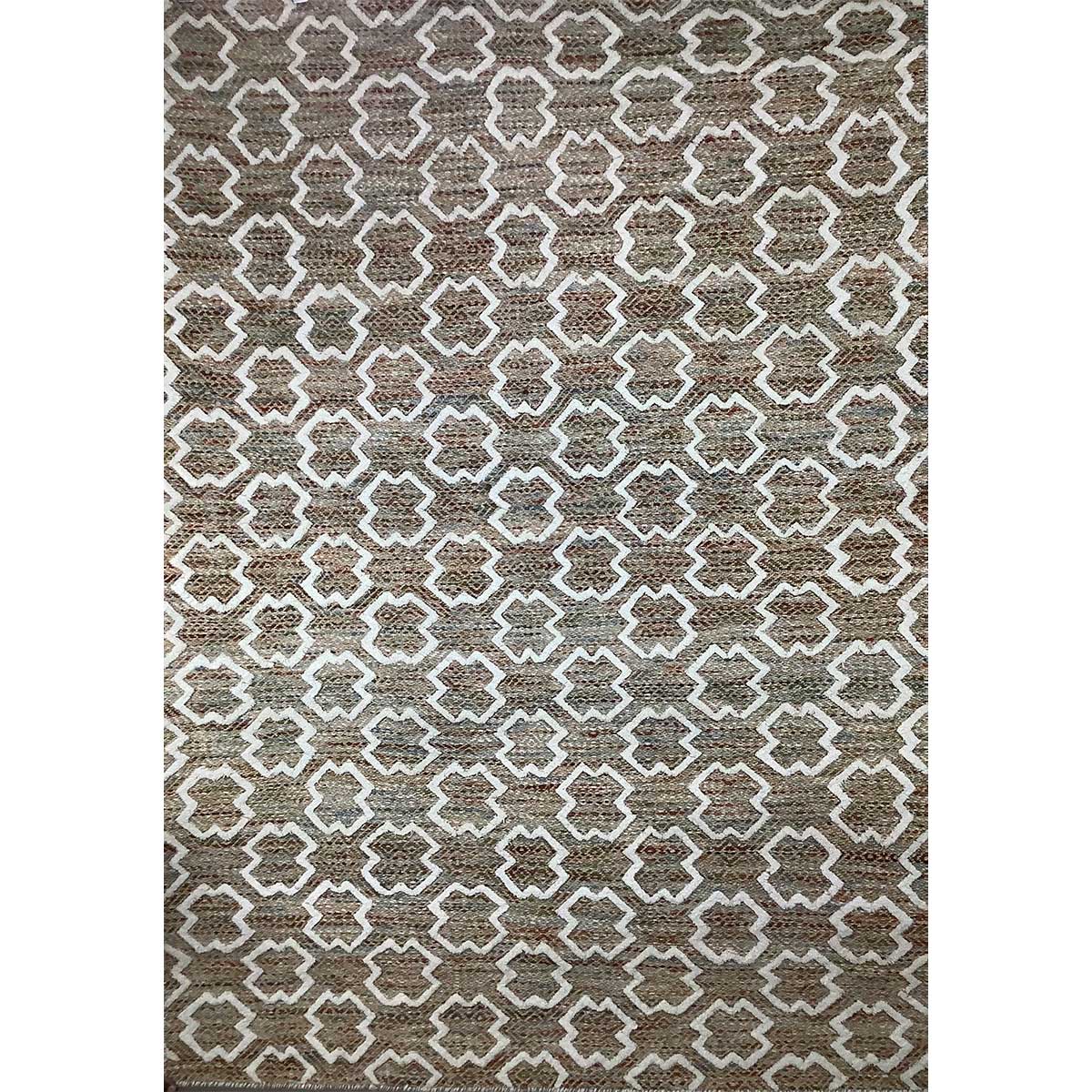 Premium Hand Woven Jute Wool Rug Multy Color Flat Pile Durable and Trendy (Design NL-003) in Birmingham