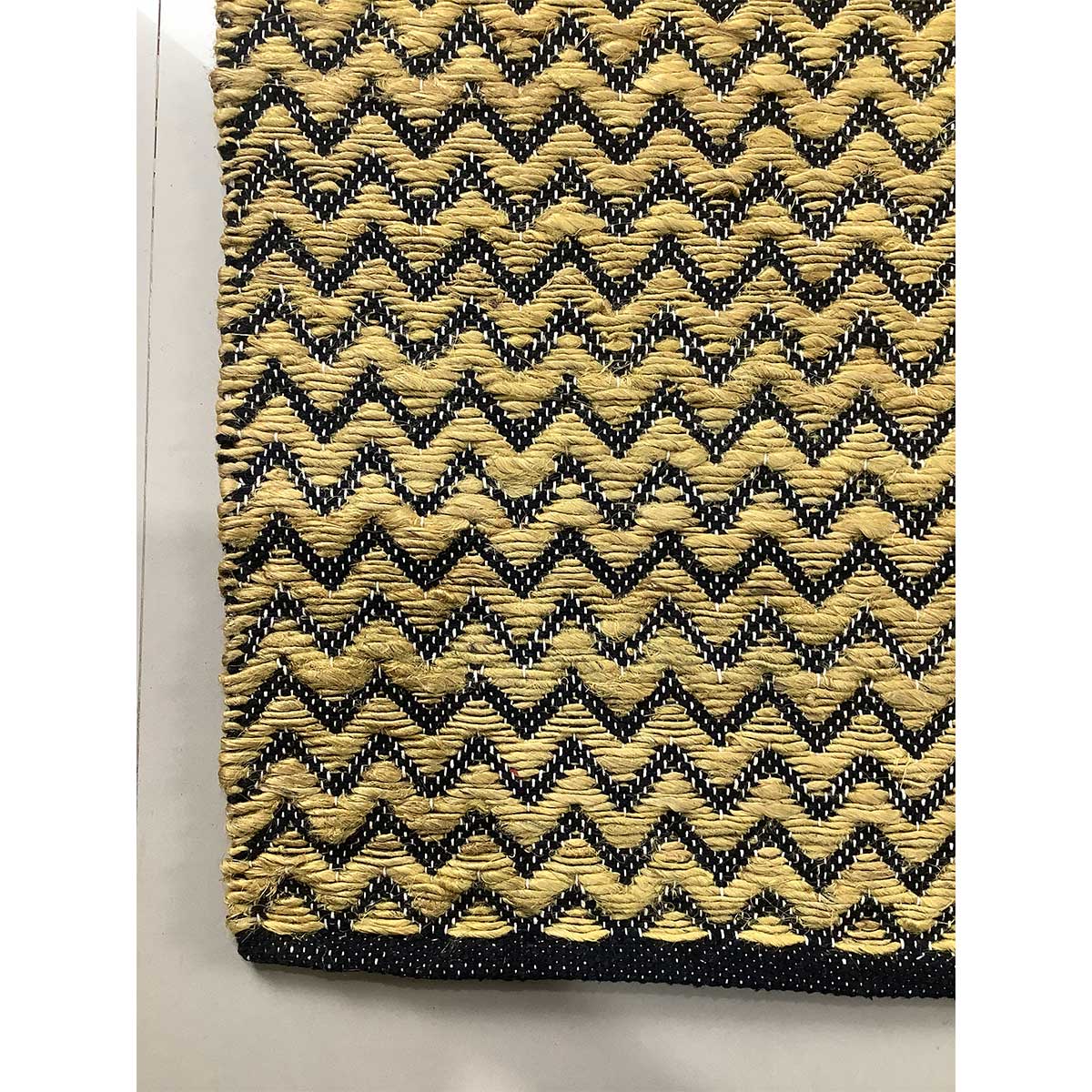 Hand Woven Jute Rug Gold Color Flat Weave Durable and Stylish (Design NL-008) in Birmingham