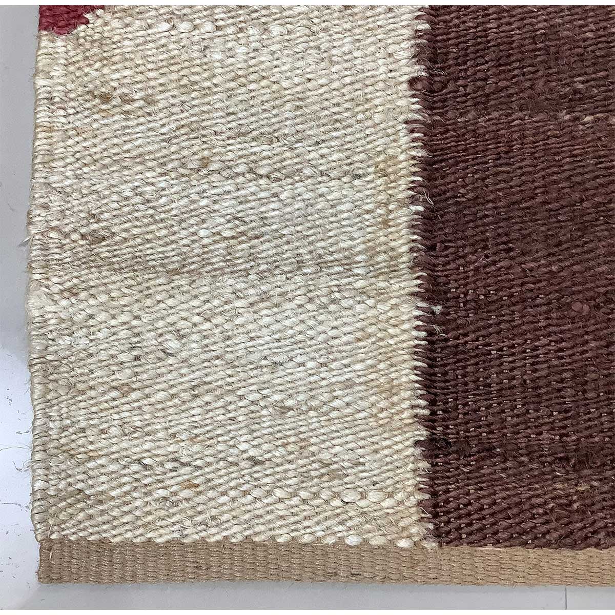 Hand Woven Jute Rug Multy Color Flat Weave Durable and Stylish (Design NL-014) in Birmingham