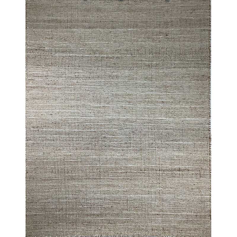 Hand Woven Grey Flat Weave Wool Rug (Design NL-015) in Noida