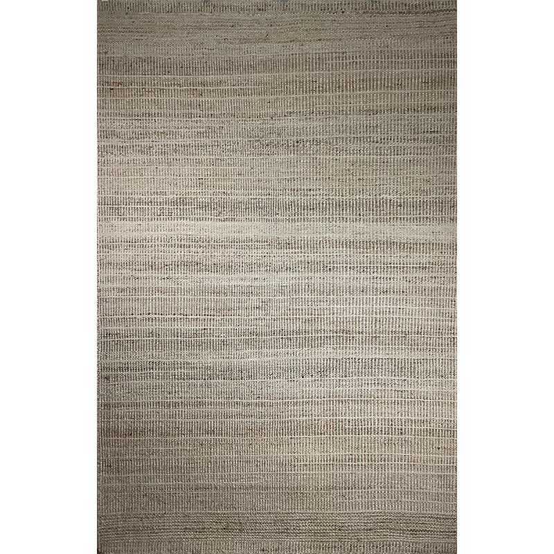 Hand Woven Grey Brown Wool Rug Flat Weave Construction (Design NL-017) in Noida