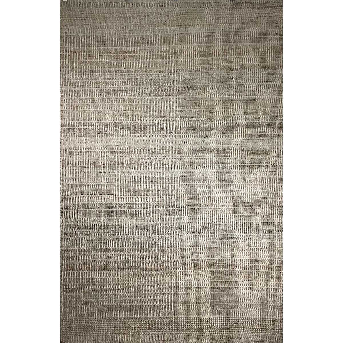 Premium Hand Woven Jute Wool Rug Natural Color Flat Weave Timeless and Durable (Design NL-017) in Belgium