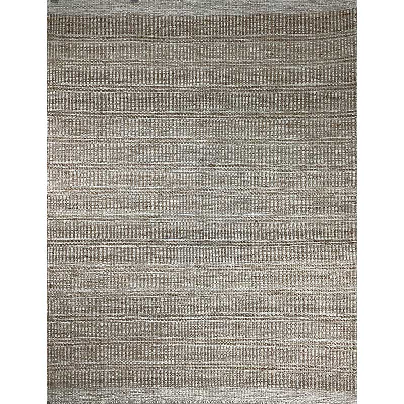 Wool Grey Brown Flat Weave Hand Woven Rug (Design NL-019) in Noida