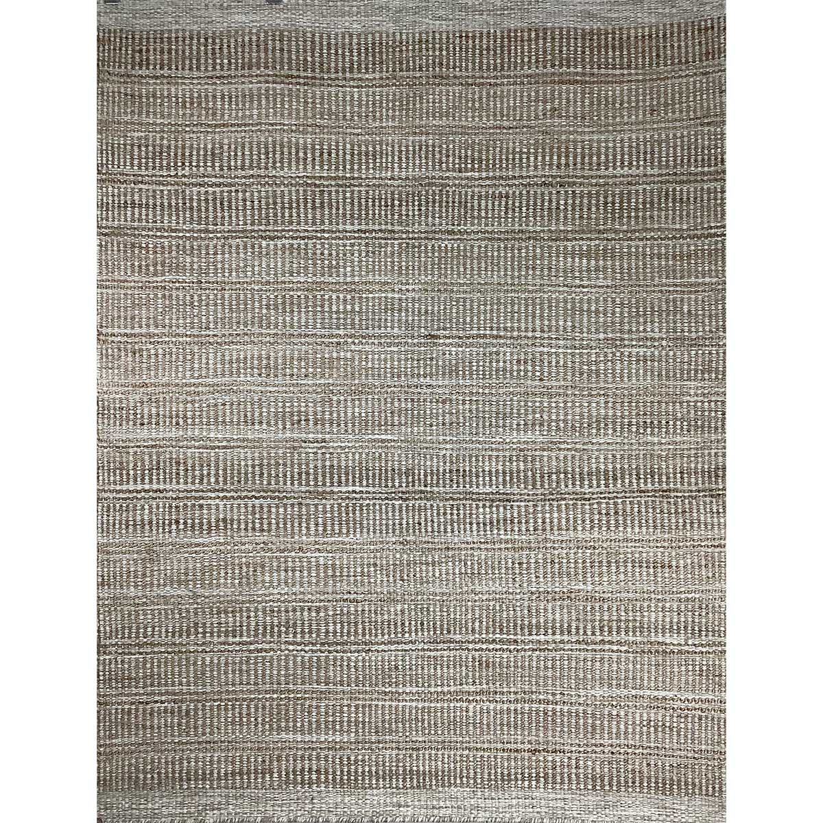 Premium Hand Woven Jute Wool Rug Natural Color Flat Weave Timeless and Durable (Design NL-019) in Belgium