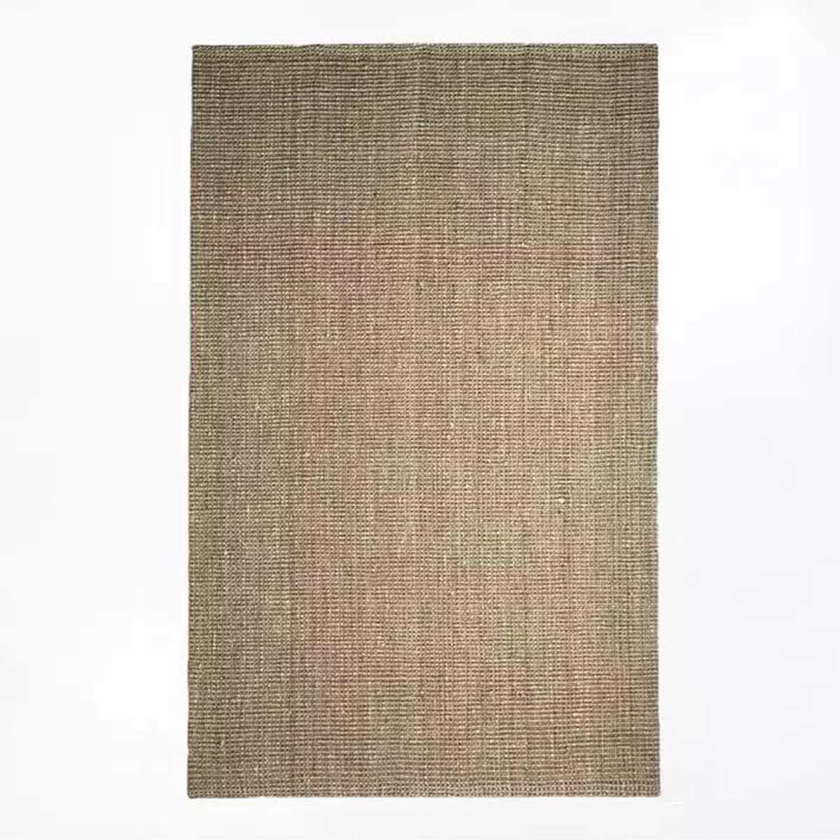 Hand Woven Jute Rug Natural Color Loop Pattern Durable and Stylish (Design NL-021) in Belgium