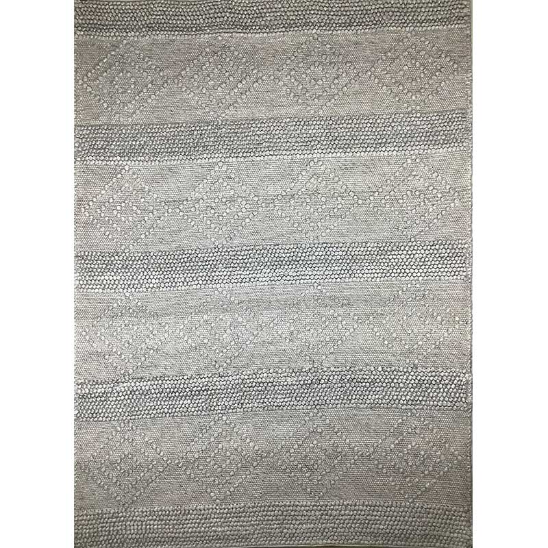 Grey Hand-Woven Wool Rug – Flat Weave (Design Code OD-006) in Birmingham