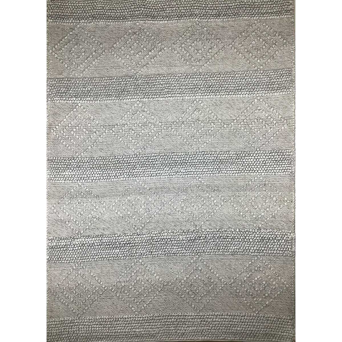 Cloud Color Hand Woven Viscose Rug Loop Pattern Flat Weave Elegant and Durable (Design OD-006) in Noida