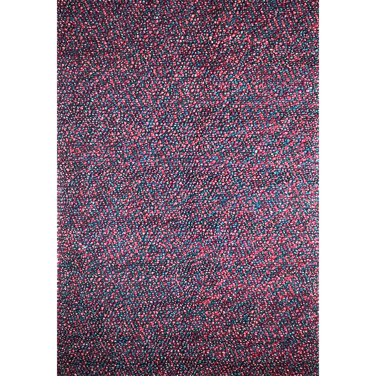 Red Color Hand Woven Wool Rug Cut Pattern 12mm Pile Height Elegant and Durable (Design OD-016) in Birmingham