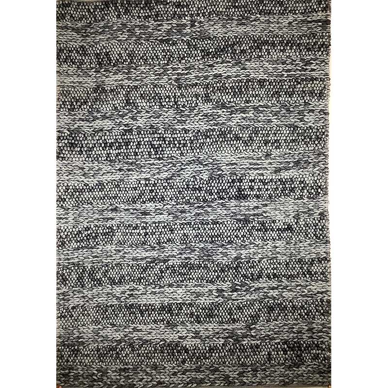 Wool Grey Wool Rug – Flat Weave Hand-Woven Pattern (Design Code OD-018) in Birmingham