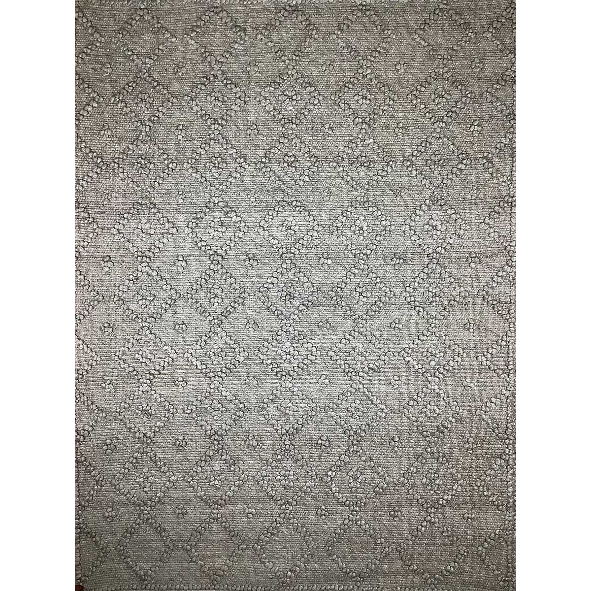 Hand Woven Viscose Rug Taupe Color Loop Pattern Flat Weave Durable and Stylish (Design OD-021) in Noida