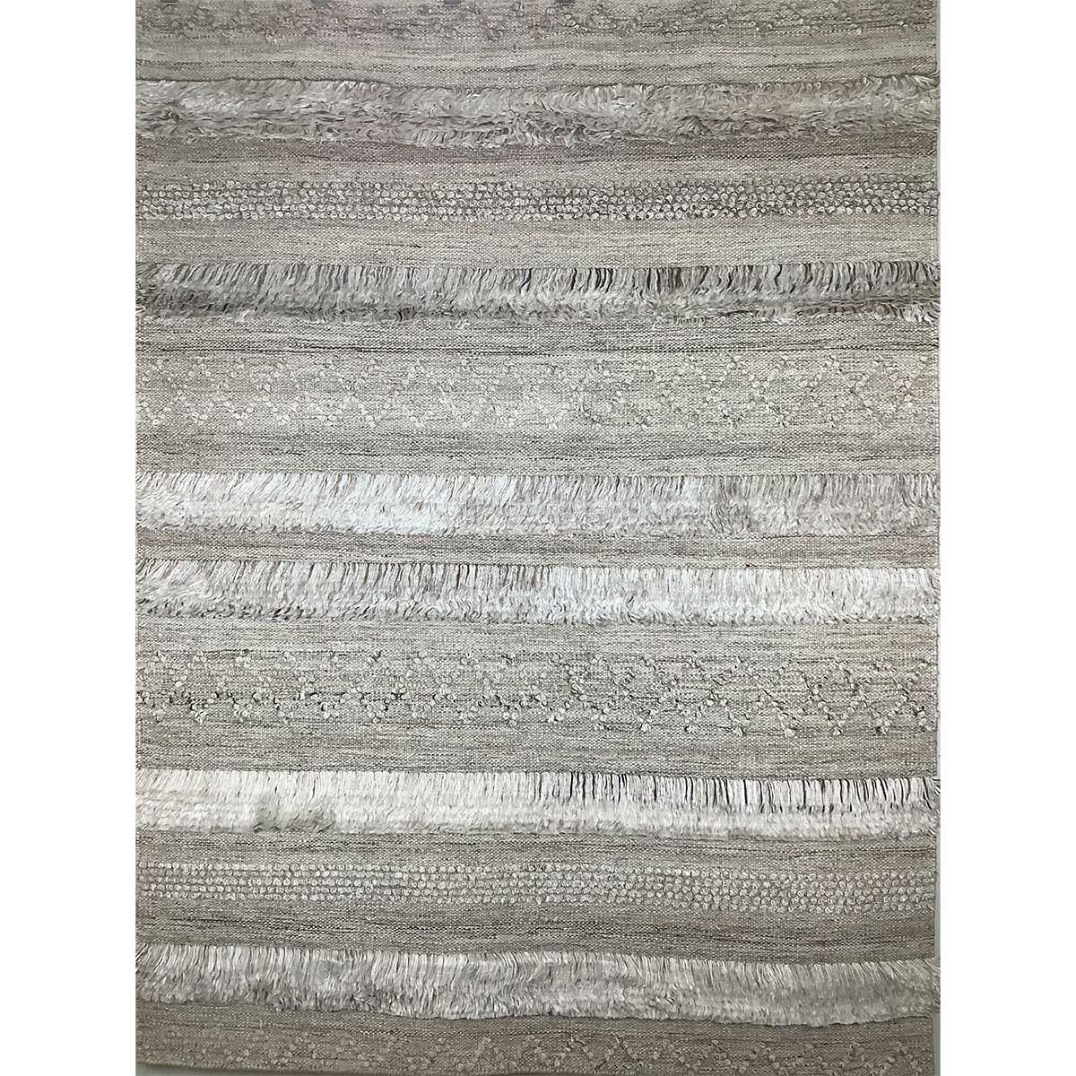 Premium Hand Woven Viscose Rug Sand Color Flat Pile 15mm Pile Height Timeless and Durable (Design OD-025) in Noida