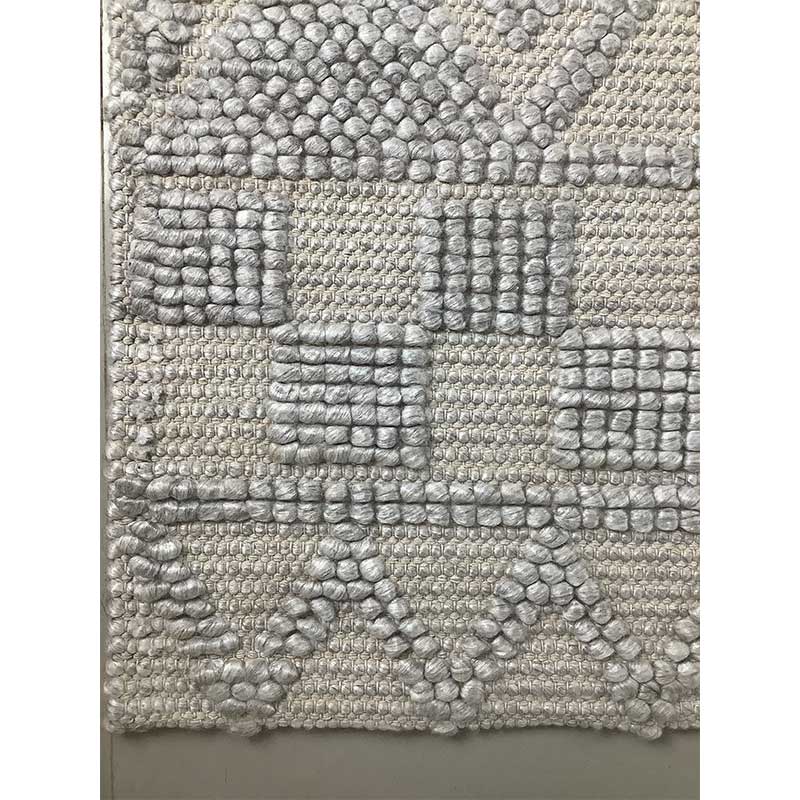 Hand-Woven Wool Rug in Grey – Flat Weave Style (Design Code OD-033) in Birmingham