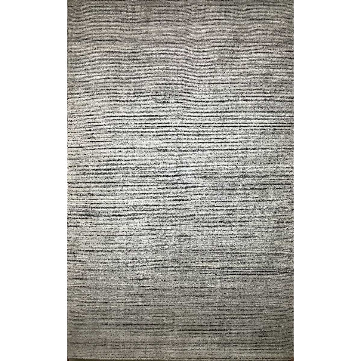 Luxurious Silver Grey Viscose Rug 10mm Loop Cut Pile Hand Loomed Craftsmanship (Design TX-004) in Norway