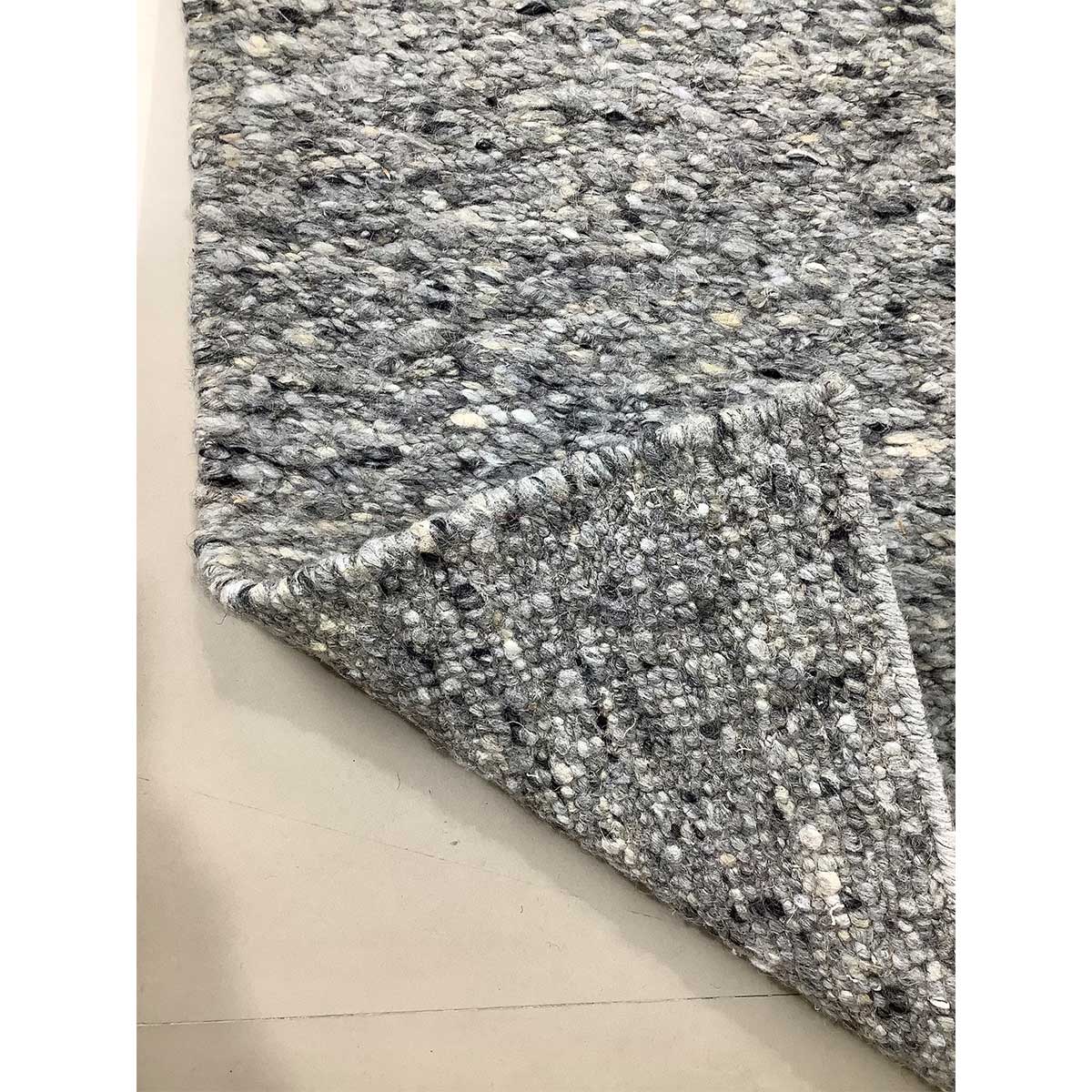 Charcoal Plain Hand-Knotted Wool Rug – Luxury (Design Code TX-012) in Croatia