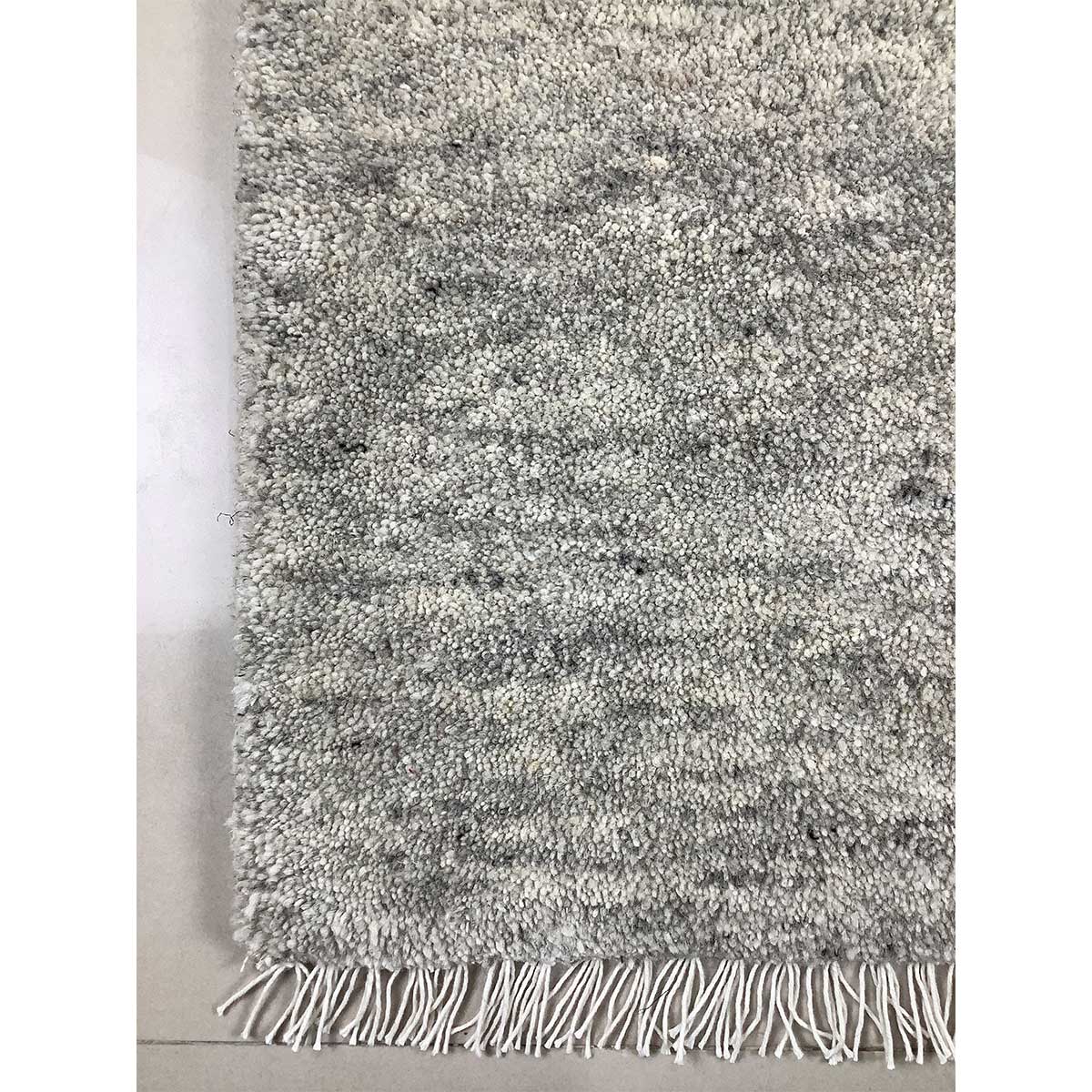 Hand-Knotted Silver Plain Wool Rug – (Design Code TX-013) in Croatia