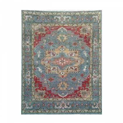 Aqua Persian Wool Rug – Premium Handcrafted Rug (Design Code - HKC-003) Manufacturers, Suppliers, Exporters in Malaysia