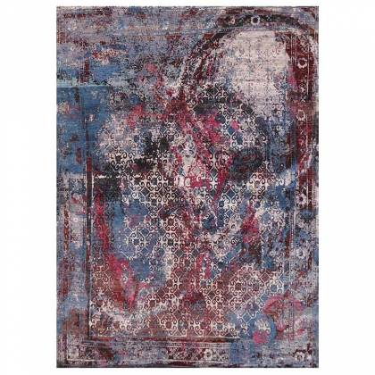 Authentic Hand-Knotted Persian Wool Rug – Blue Rust (Design Code QN-52) Manufacturers, Suppliers, Exporters in Noida