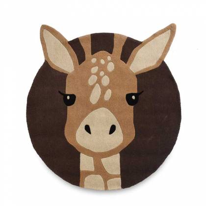 Brown Wool Rug – Hand-Tufted, Loop Pattern (Giraffe Design) Manufacturers, Suppliers, Exporters in Birmingham