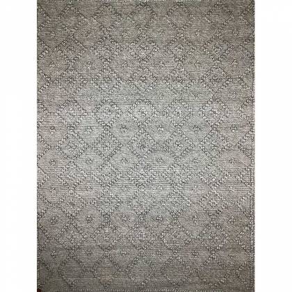 Charcoal and Ivory Wool Rug – Flat Weave Hand-Woven Pattern (Design Code OD-021) Manufacturers, Suppliers, Exporters in Birmingham