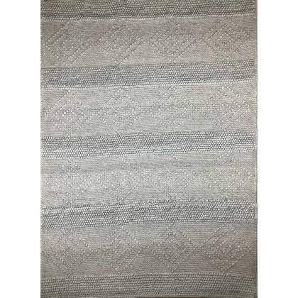 Cloud Color Hand Woven Viscose Rug Loop Pattern Flat Weave Elegant and Durable (Design OD-006) Manufacturers, Suppliers, Exporters in Noida