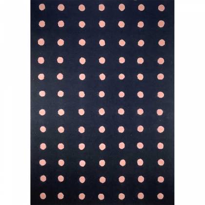 Elegant Hand-Tufted Wool Rug in Black and Pink with Loop Cut Pattern (Design Code HT-022) Manufacturers, Suppliers, Exporters in Birmingham