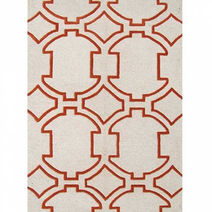 Elegant Red Wool Rug – Hand-Tufted, Loop Design (Design Code Lines-Red) Manufacturers, Suppliers, Exporters in Birmingham