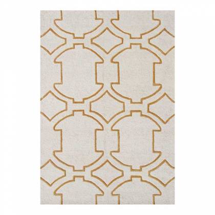 Elegant Yellow Wool Rug – Hand-Tufted, Loop Pattern (Design Code 005) Manufacturers, Suppliers, Exporters in Noida