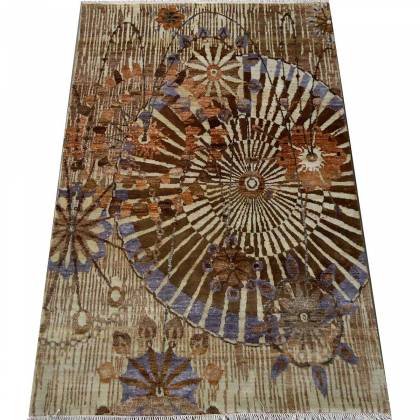 Exquisite Hand-Knotted Persian Rug – Rust Multicolor Wool and Bamboo Silk (Design Code M-20) Manufacturers, Suppliers, Exporters in Noida