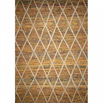 Grey Brown Wool Flat Weave Hand Woven Rug (Design NL-002) Manufacturers, Suppliers, Exporters in Noida