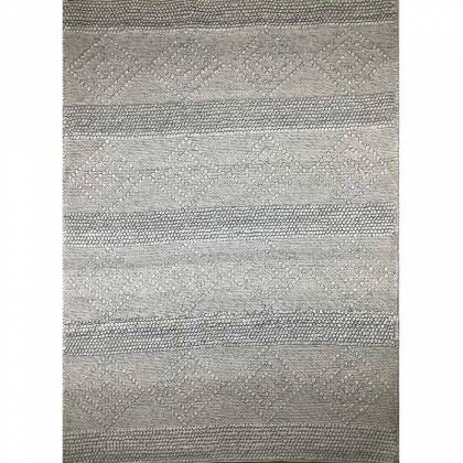 Grey Hand-Woven Wool Rug – Flat Weave (Design Code OD-006) Manufacturers, Suppliers, Exporters in Birmingham