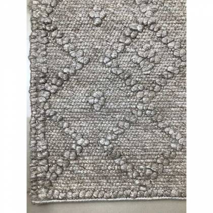 Grey Wool Rug – Hand-Woven Flat Weave (Design Code OD-0221) Manufacturers, Suppliers, Exporters in Birmingham