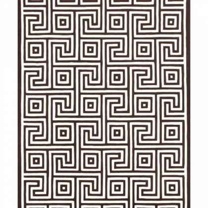 Grey and Black Wool Rug – Hand-Tufted, Loop Pattern (Design Code 263) Manufacturers, Suppliers, Exporters in Noida