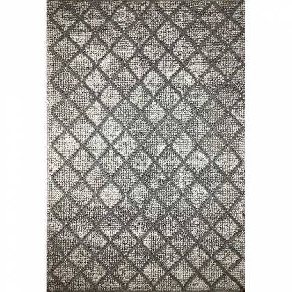 Grey and Ivory Wool Rug – Flat Weave Hand-Woven Pattern (Design Code OD-023) Manufacturers, Suppliers, Exporters in Birmingham