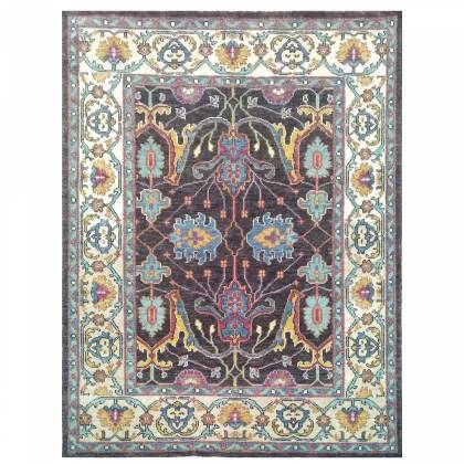 Hand-Knotted Burgundy Persian Wool Rug – (Design Code HKC-023) Manufacturers, Suppliers, Exporters in Malaysia