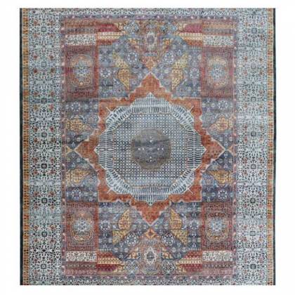 Hand Knotted Persian Wool Rug – Brown Rust Color, (Design Code QN-37) Manufacturers, Suppliers, Exporters in Noida