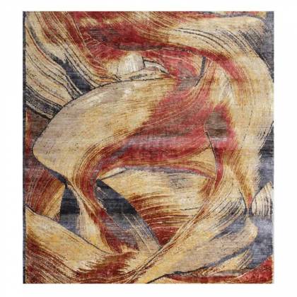 Hand Knotted Persian Wool Rug – Earthy Abstract, (Design Code QN-32) Manufacturers, Suppliers, Exporters in Noida