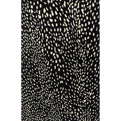 Hand-Tufted Black Viscose Rug with Cut Pile Pattern (Design Code HT-027) Manufacturers, Suppliers, Exporters in Noida