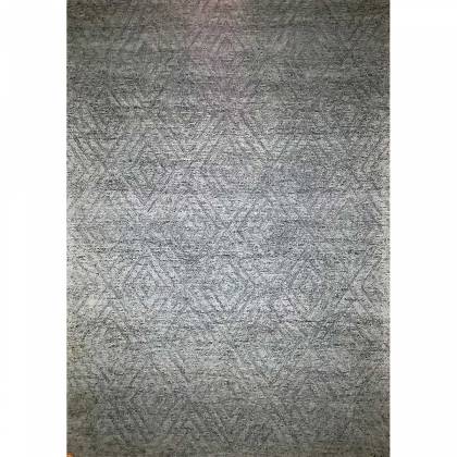 Hand-Tufted Blue Wool Rug with Loop Pattern (Design Code HT-009) Manufacturers, Suppliers, Exporters in Noida