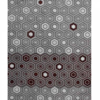 Hand-Tufted Brown and White Wool Rug – Loop Pattern (Design Code 251) Manufacturers, Suppliers, Exporters in Belgium