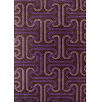 Hand-Tufted Purple Multi Wool Rug – Loop Texture (Design Code Maze-Multy) Manufacturers, Suppliers, Exporters in Birmingham