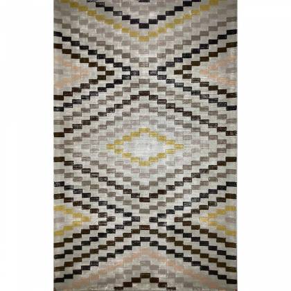 Hand-Tufted Sand and Multicolor Wool Rug with Zero Pile Pattern (Design Code HT-012) Manufacturers, Suppliers, Exporters in Birmingham