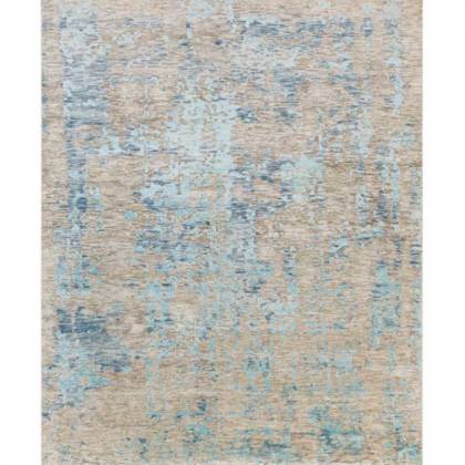 Hand Woven Blue Wool Rug – Flat Weave, Flat Pile (Design Code HTK-022) Manufacturers, Suppliers, Exporters in Noida