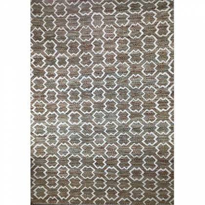 Hand Woven Brown Rust Flat Weave Wool Rug (Design NL-003) Manufacturers, Suppliers, Exporters in Noida